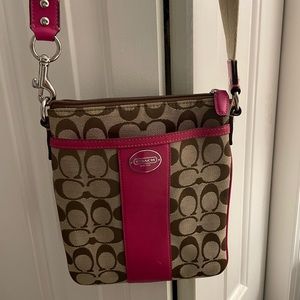 Coach cross body purse